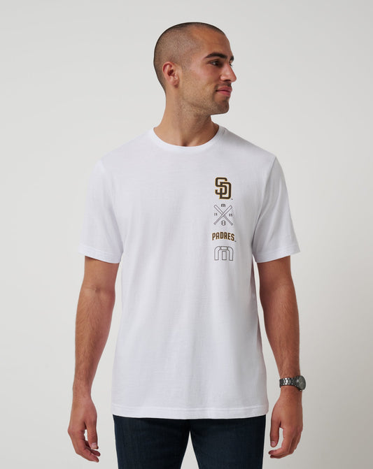 Travis Mathew For Sale San Diego Padres Sunset Slam 2.0 Tee Men|Game Day|New