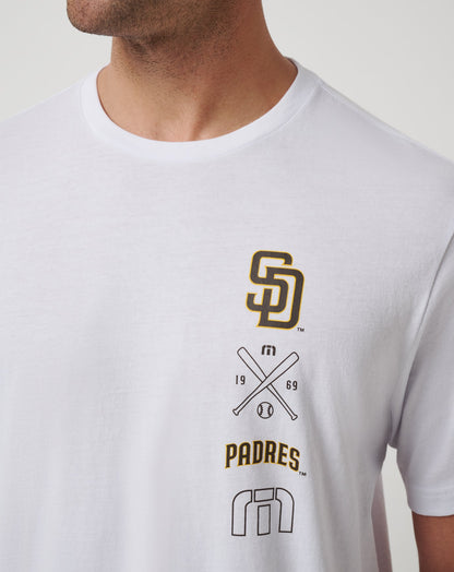 Travis Mathew For Sale San Diego Padres Sunset Slam 2.0 Tee Men|Game Day|New