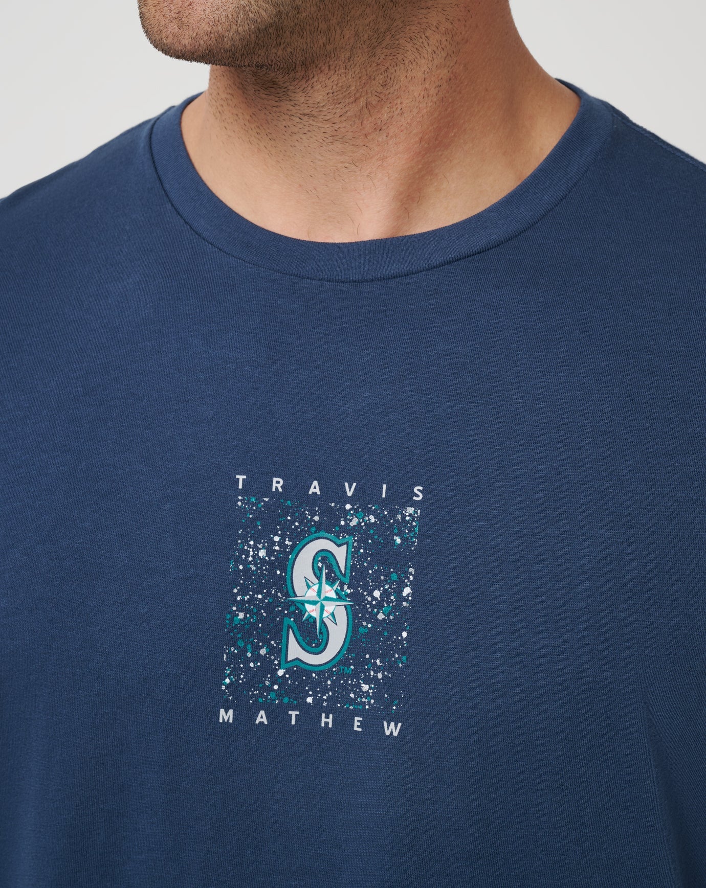Travis Mathew Outlets Seattle Mariners In The Dugout 2.0 Tee Men|Game Day|New
