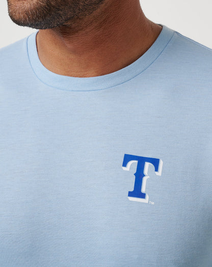 Travis Mathew Online Texas Rangers Friendly Rivalry Tee Men|New
