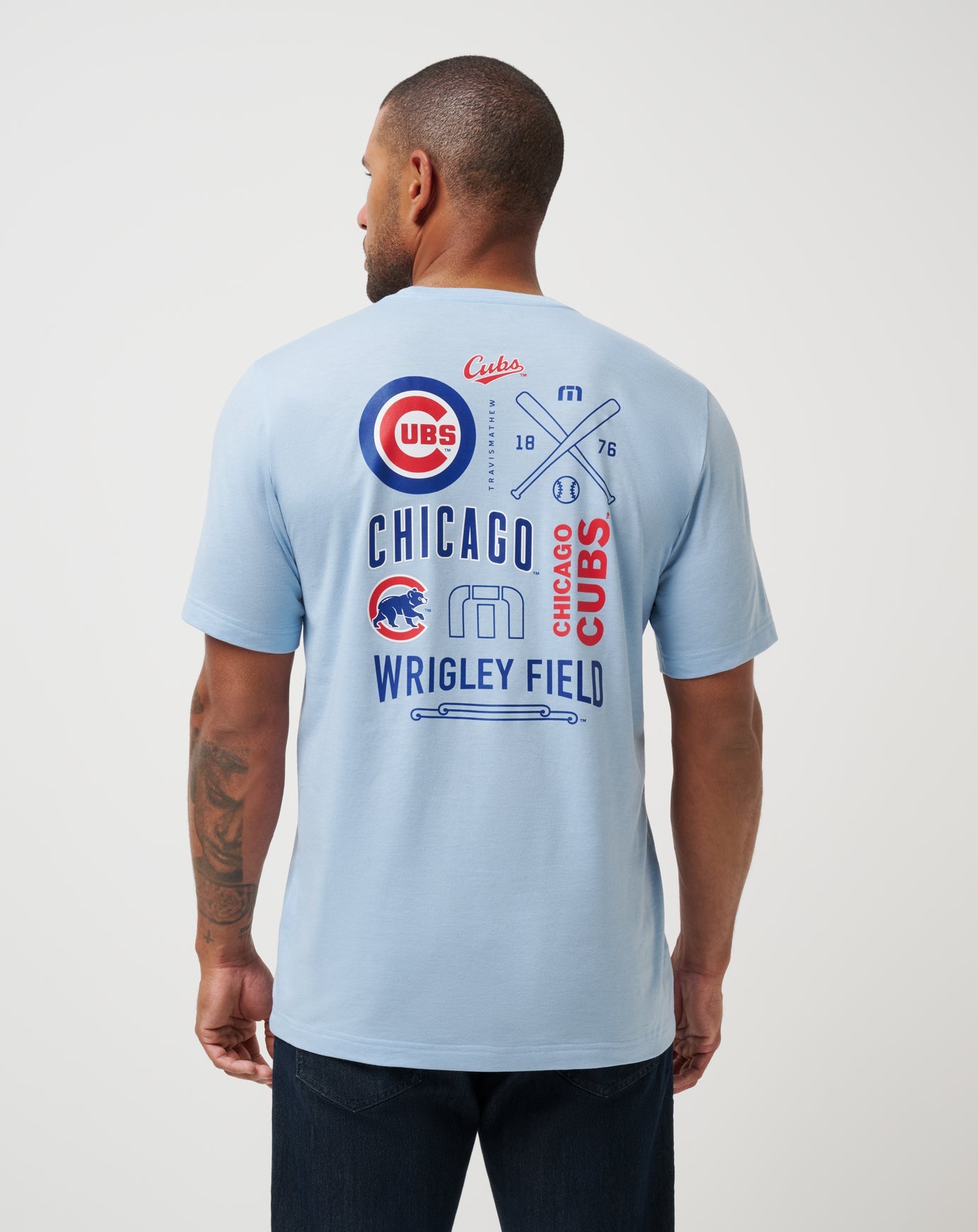 Travis Mathew Discount Chicago Cubs Friendly Rivalry Tee Men|Game Day|New