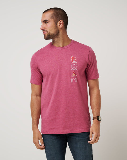 Travis Mathew Online St Louis Cardinals Sunset Slam 2.0 Tee Men|New