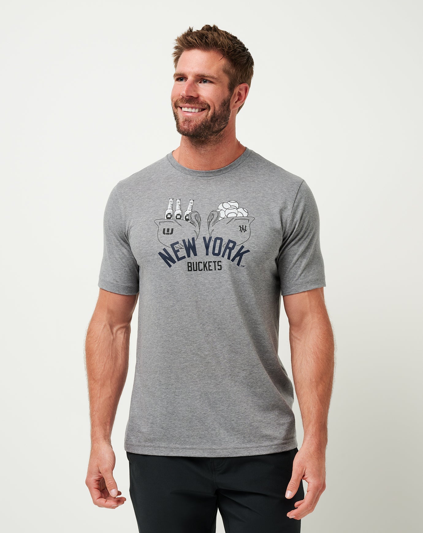 Travis Mathew Discount New York Yankees Strike One Tee Men|Game Day|New