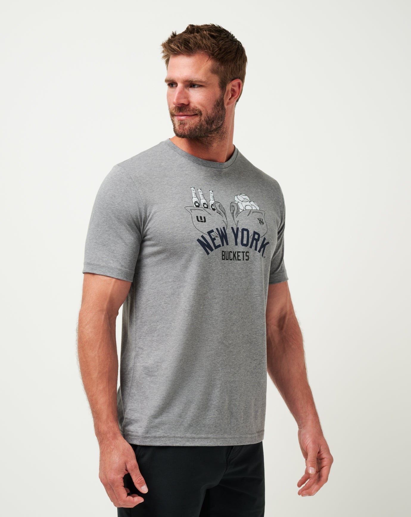 Travis Mathew Discount New York Yankees Strike One Tee Men|Game Day|New