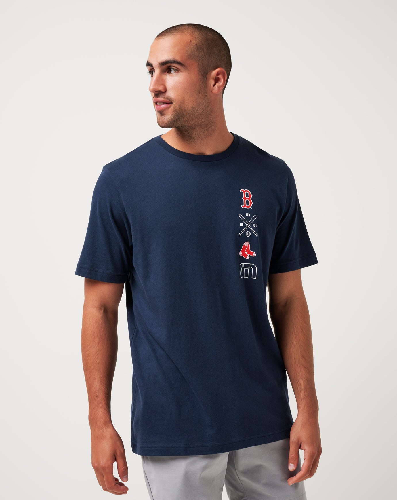 Travis Mathew For Sale Boston Red Sox Sunset Slam Tee Men|Game Day|New