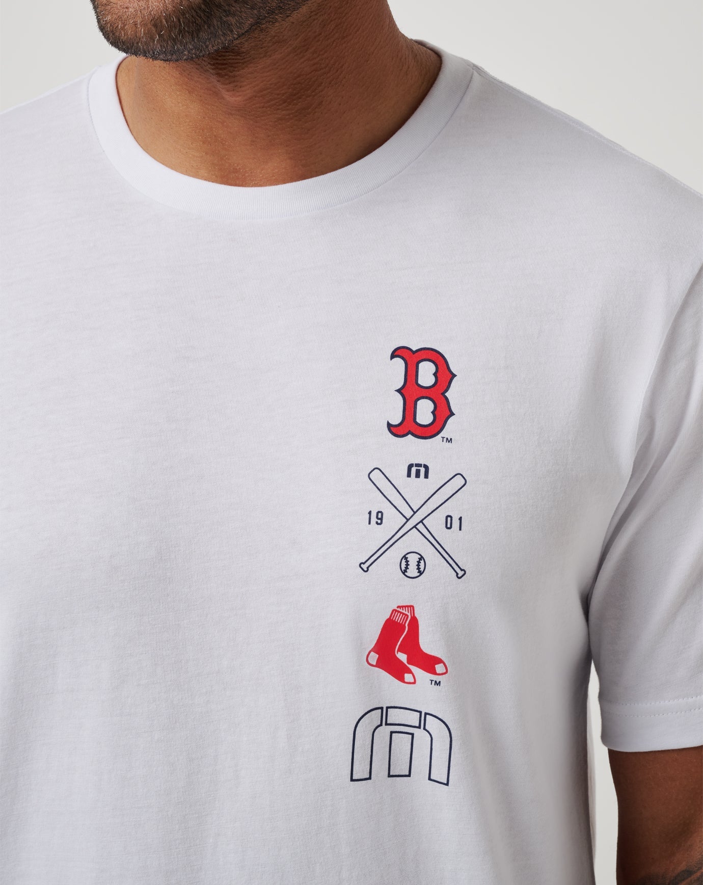 Travis Mathew Discount Boston Red Sox Sunset Slam 2.0 Tee Men|Game Day|New
