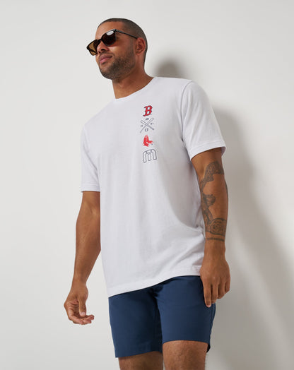 Travis Mathew Discount Boston Red Sox Sunset Slam 2.0 Tee Men|Game Day|New