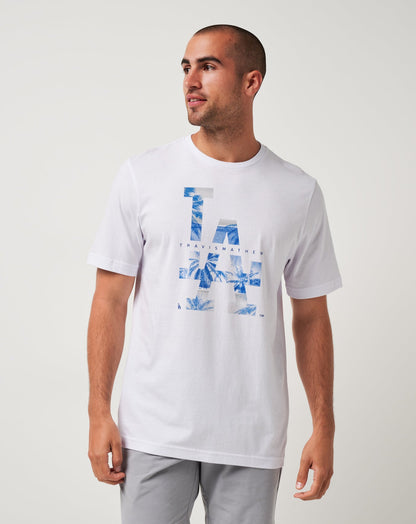 Travis Mathew Outlets Los Angeles Dodgers Bleacher Breeze Tee Men|Game Day|New