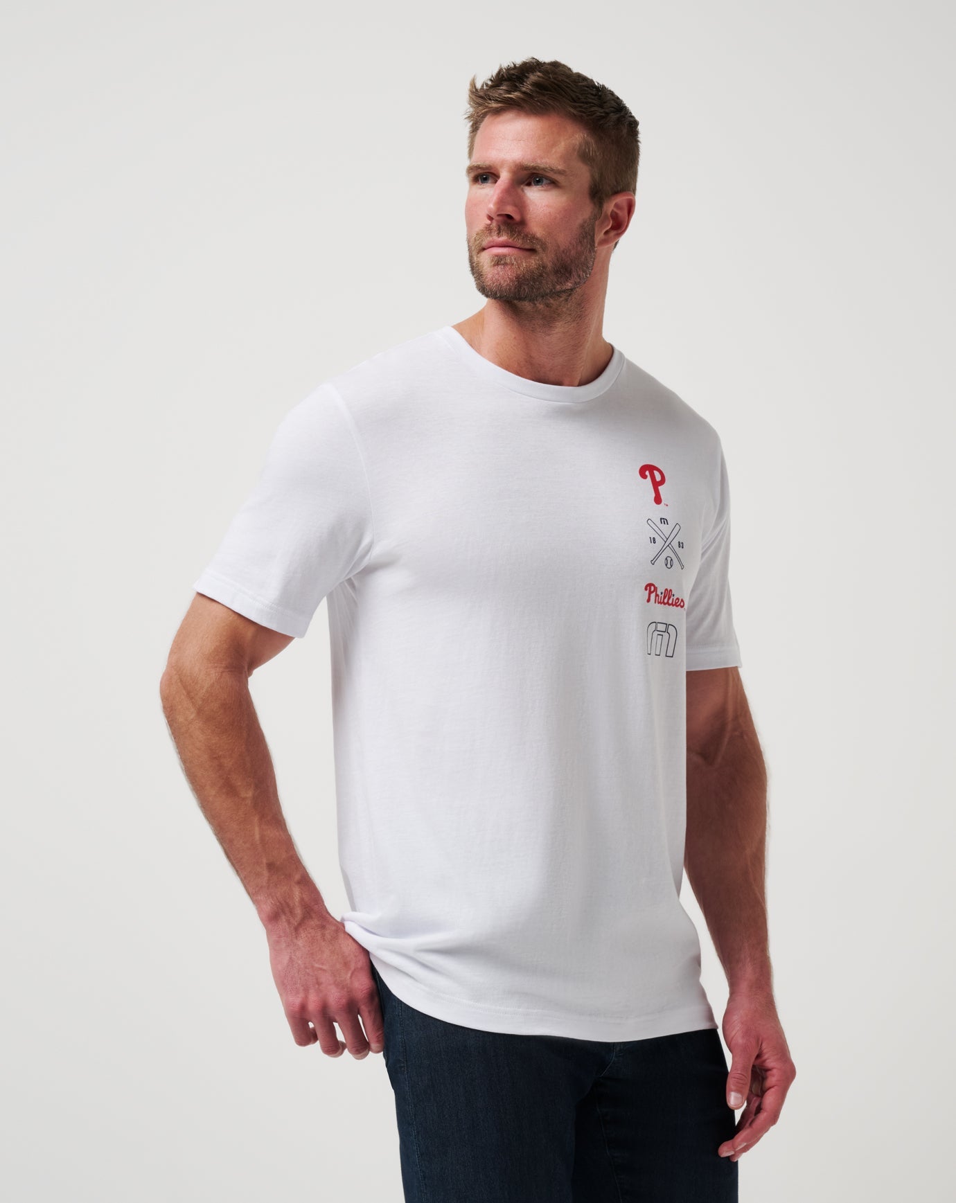 Travis Mathew Sale Philadelphia Phillies Sunset Slam 2.0 Tee Men|Game Day|New