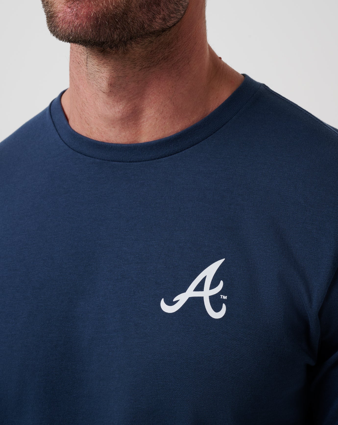 Travis Mathew For Sale Atlanta Braves Friendly Rivalry Tee Men|New