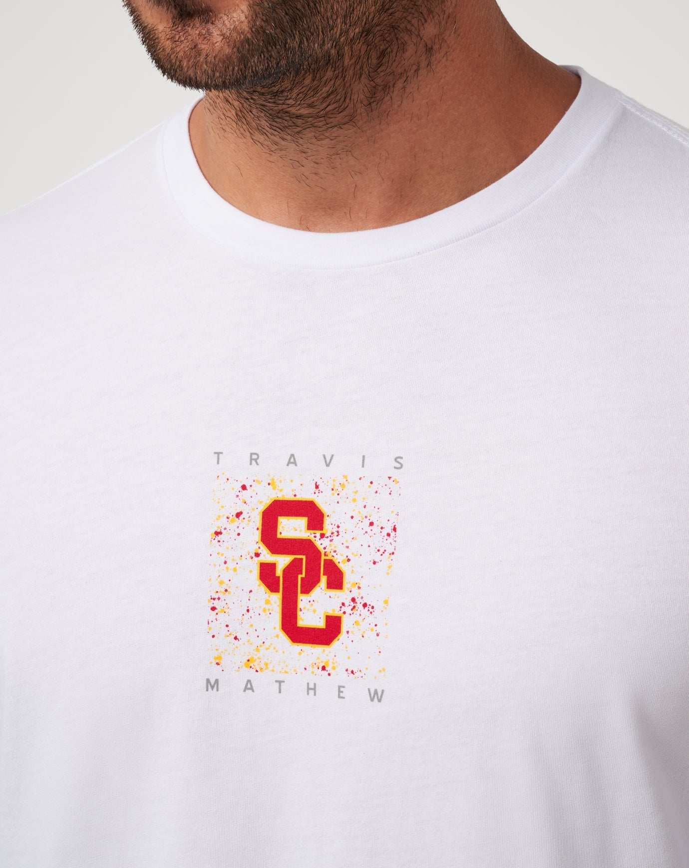 Travis Mathew Discount USC School Spirit Tee Men|Game Day|New