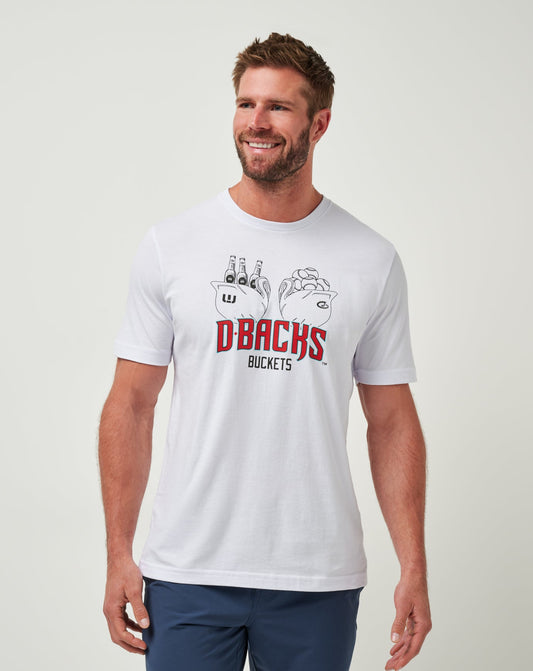 Travis Mathew Outlets Arizona Diamondbacks Strike One Tee Men|New