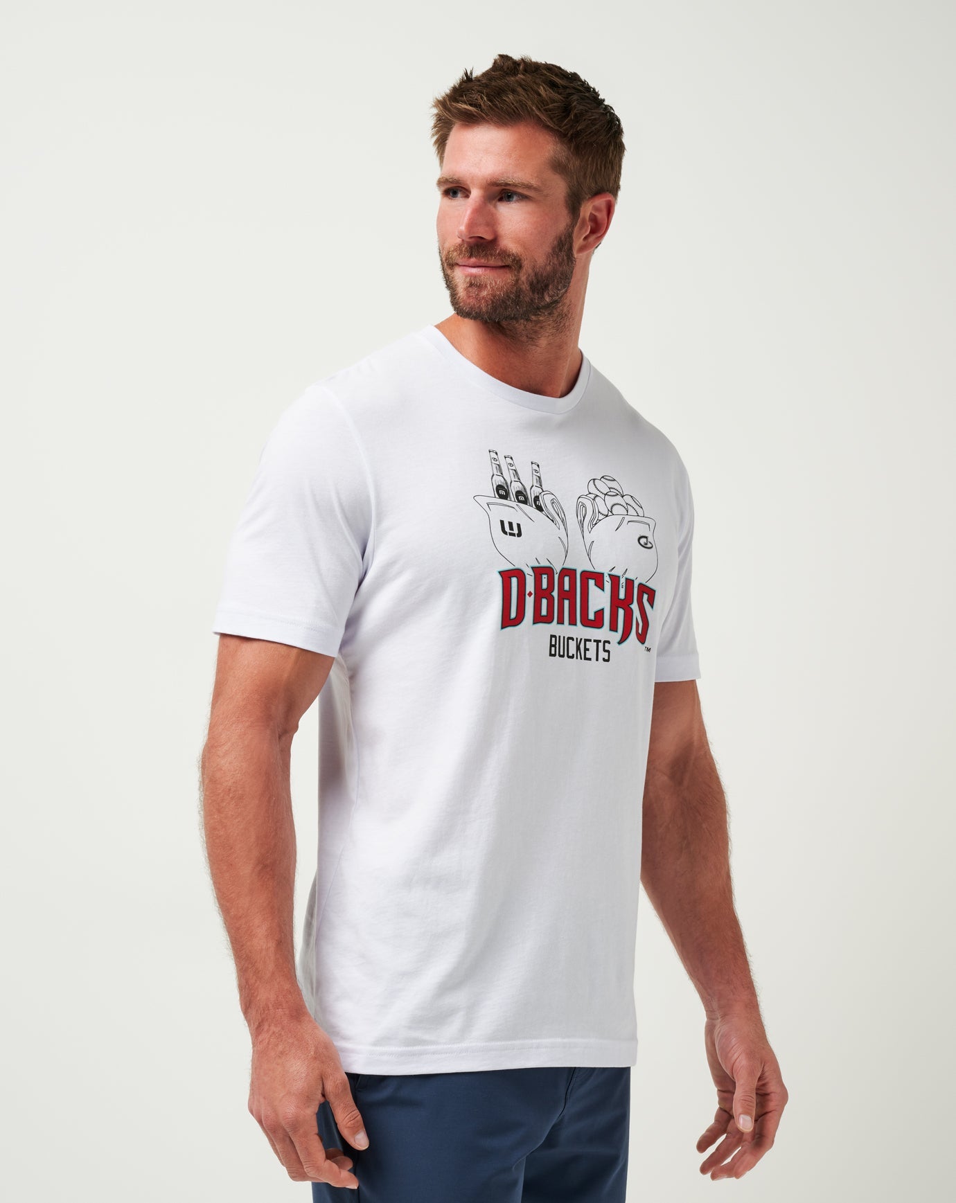 Travis Mathew Outlets Arizona Diamondbacks Strike One Tee Men|New