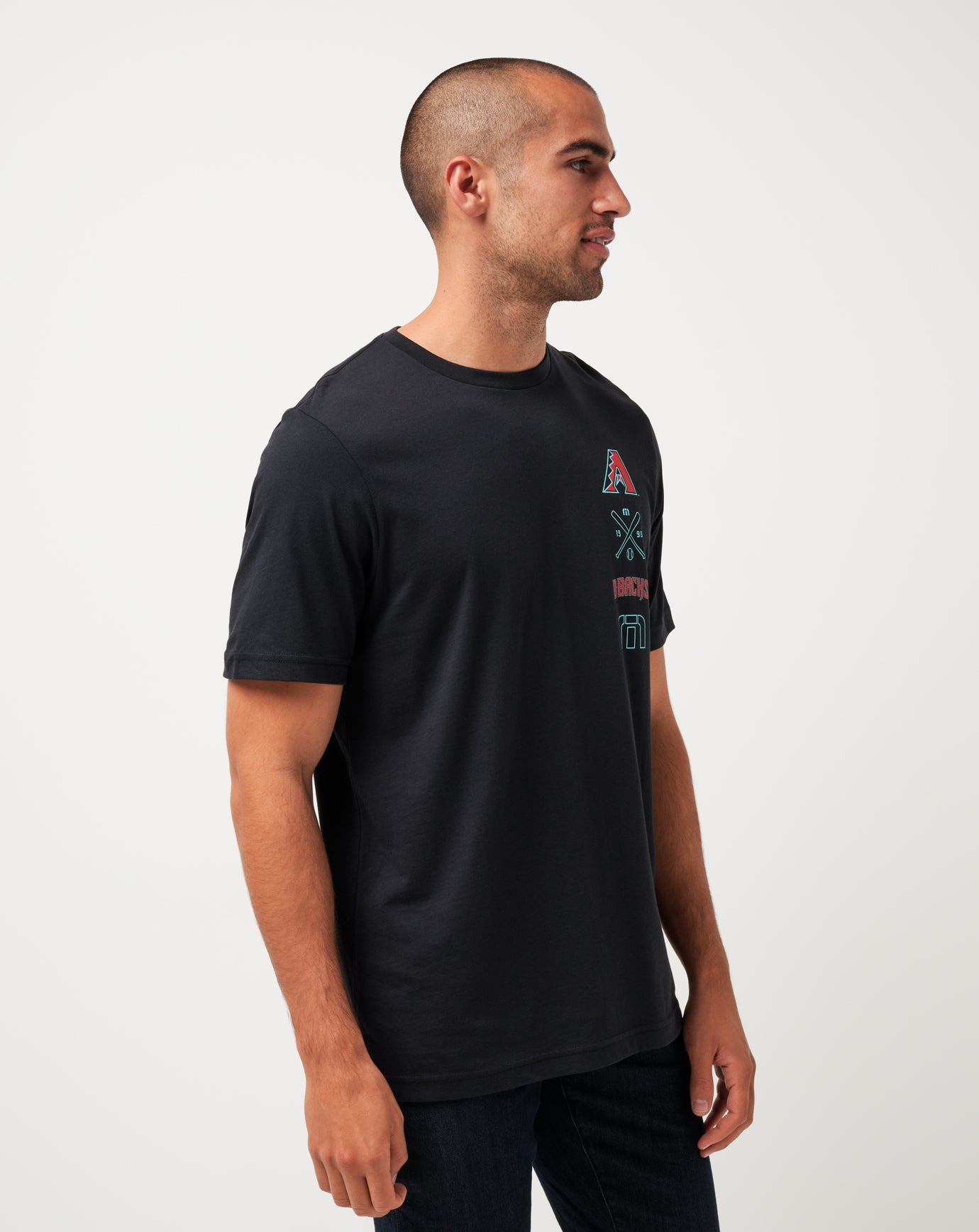 Travis Mathew For Sale Arizona Diamondbacks Sunset Slam Tee Men|New