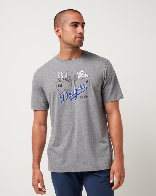 Travis Mathew US Los Angeles Dodgers Strike One Tee Men|Game Day|New