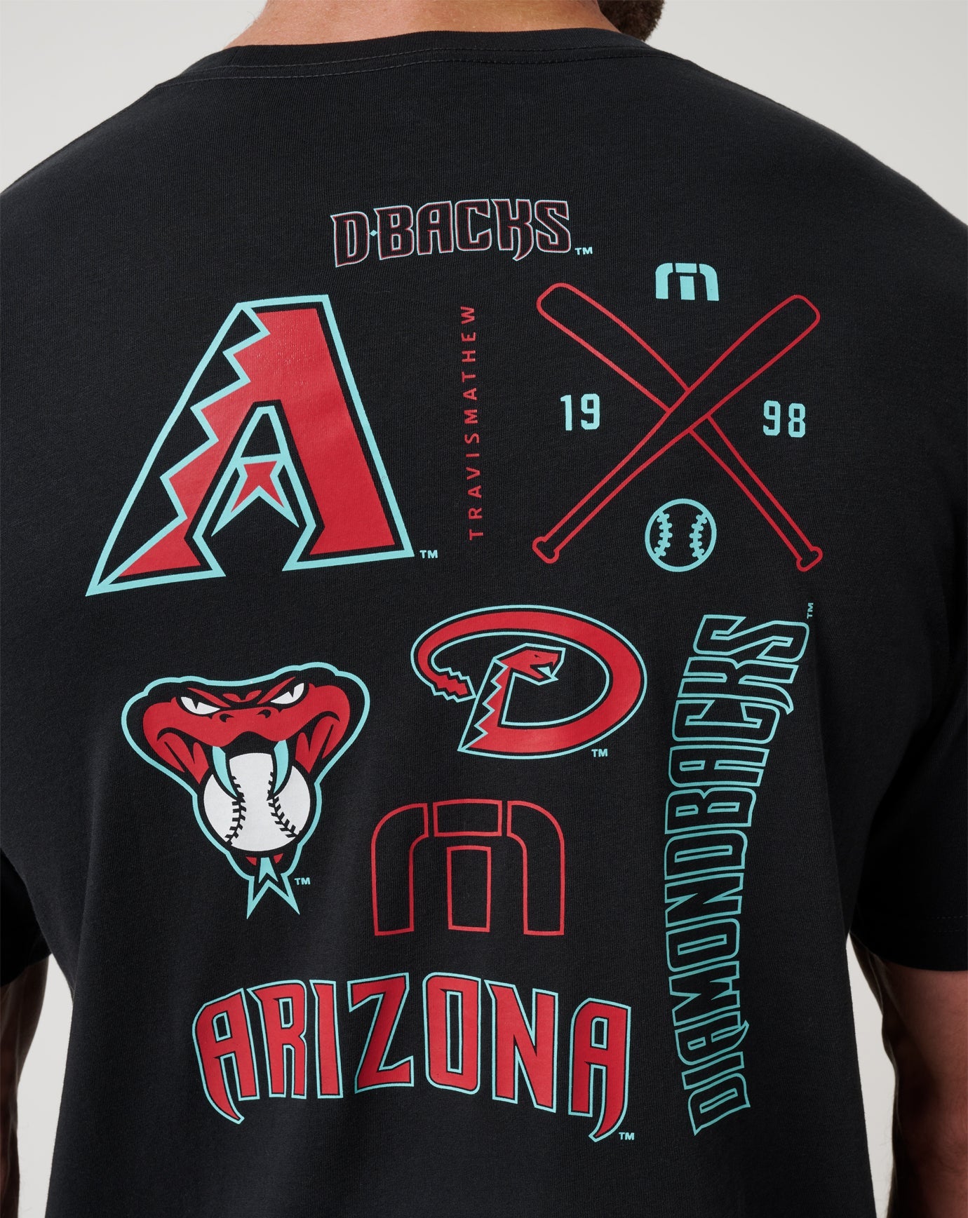 Travis Mathew Discount Arizona Diamondbacks Friendly Rivalry Tee Men|New