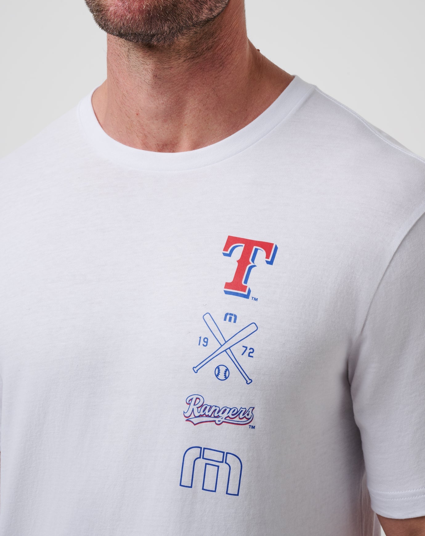 Travis Mathew For Sale Texas Rangers Sunset Slam 2.0 Tee Men|New