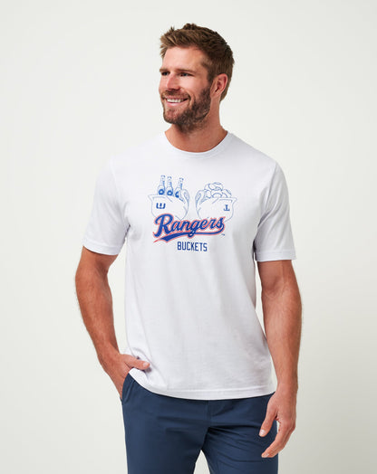 Travis Mathew Online Texas Rangers Strike One Tee Men|New