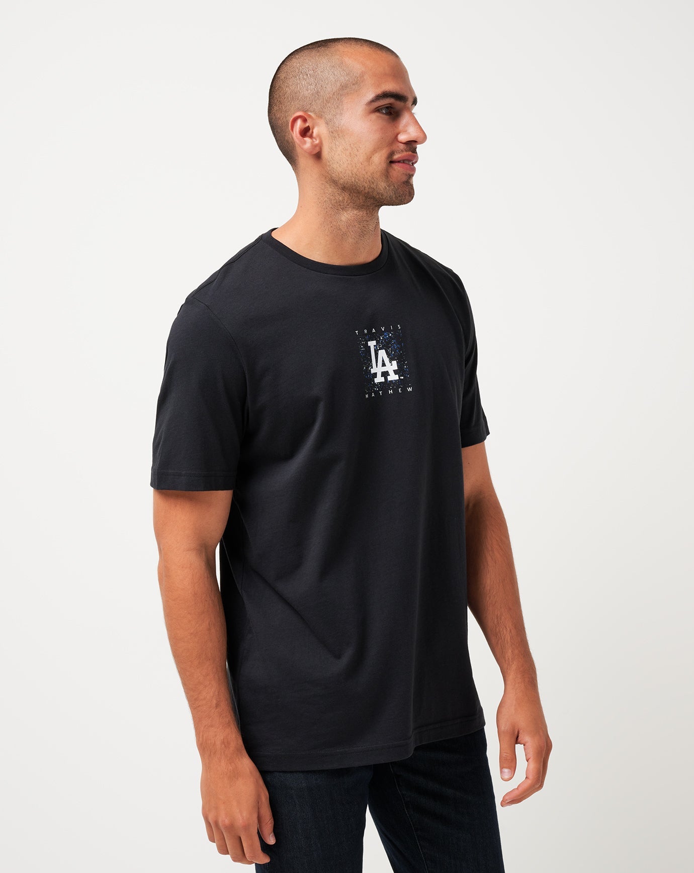 Travis Mathew Outlets Los Angeles Dodgers In The Dugout Tee Men|Game Day|New