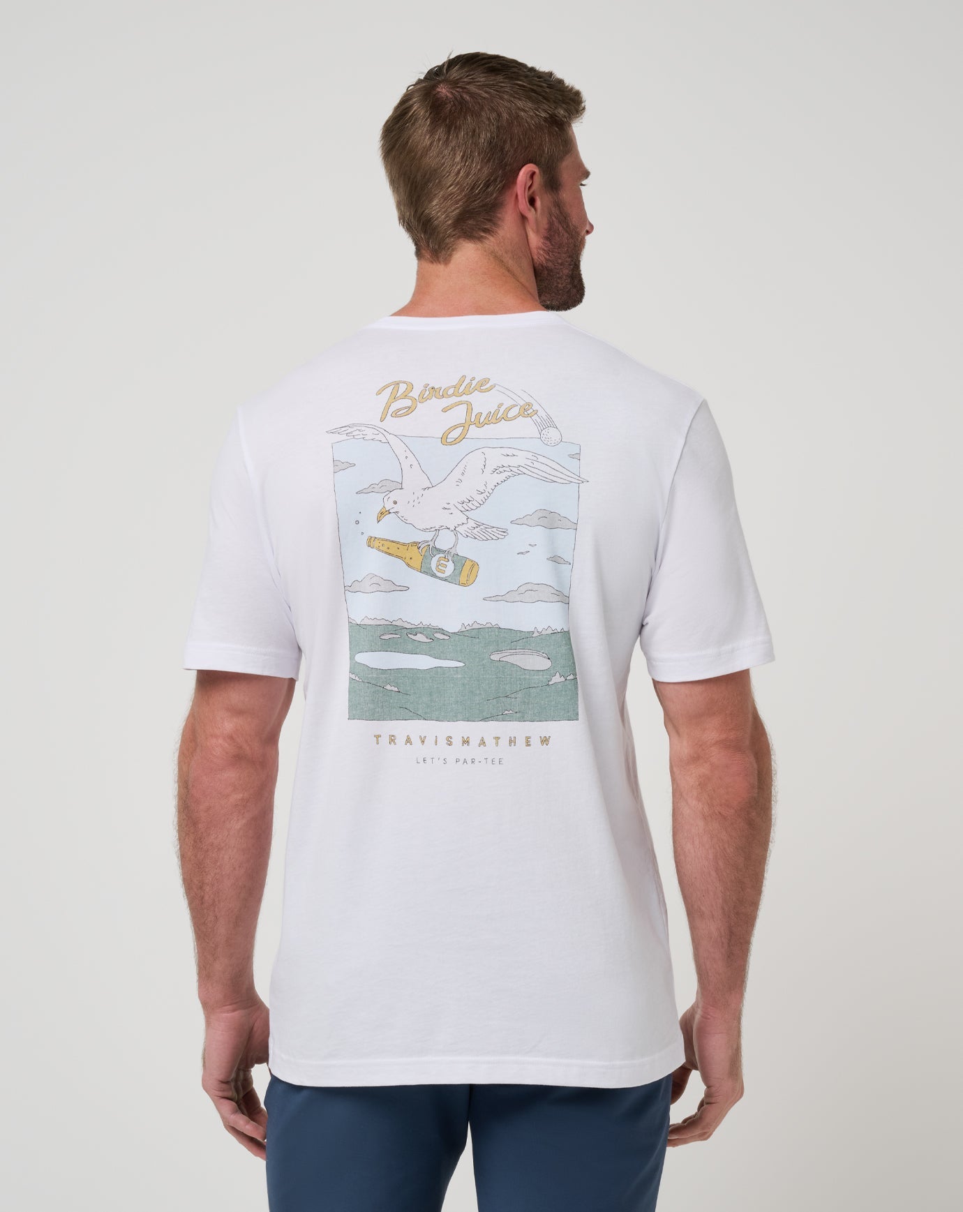 Travis Mathew Discount Drink Ticket Tee Men