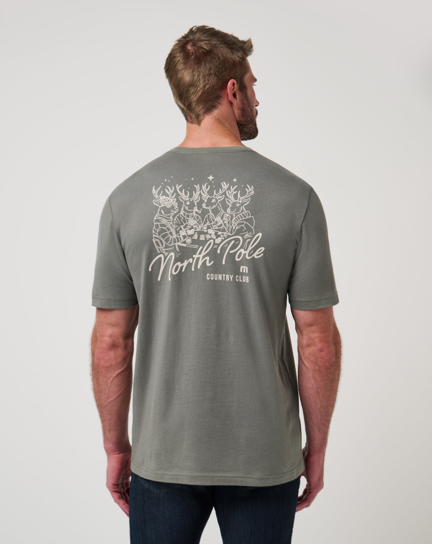 Travis Mathew Outlets Run Rudolph Tee Men