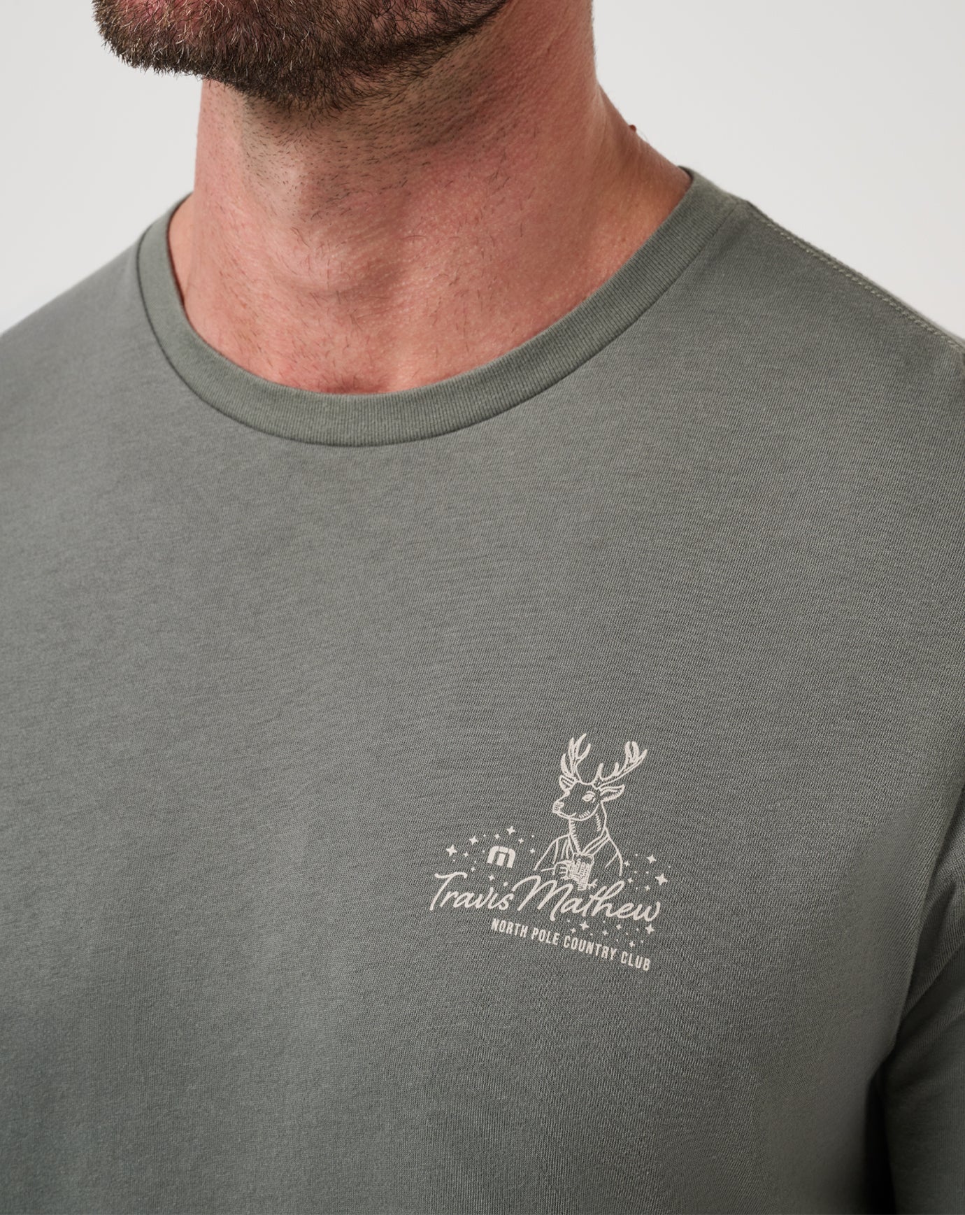 Travis Mathew Outlets Run Rudolph Tee Men