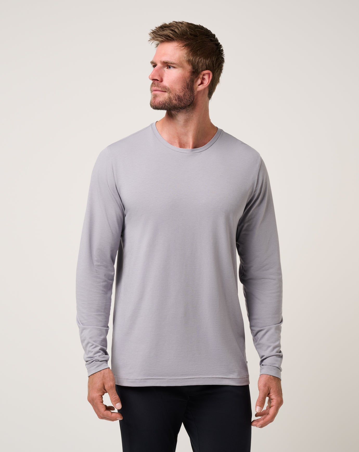 Travis Mathew Online Performance Jersey Long Sleeve Tee Men