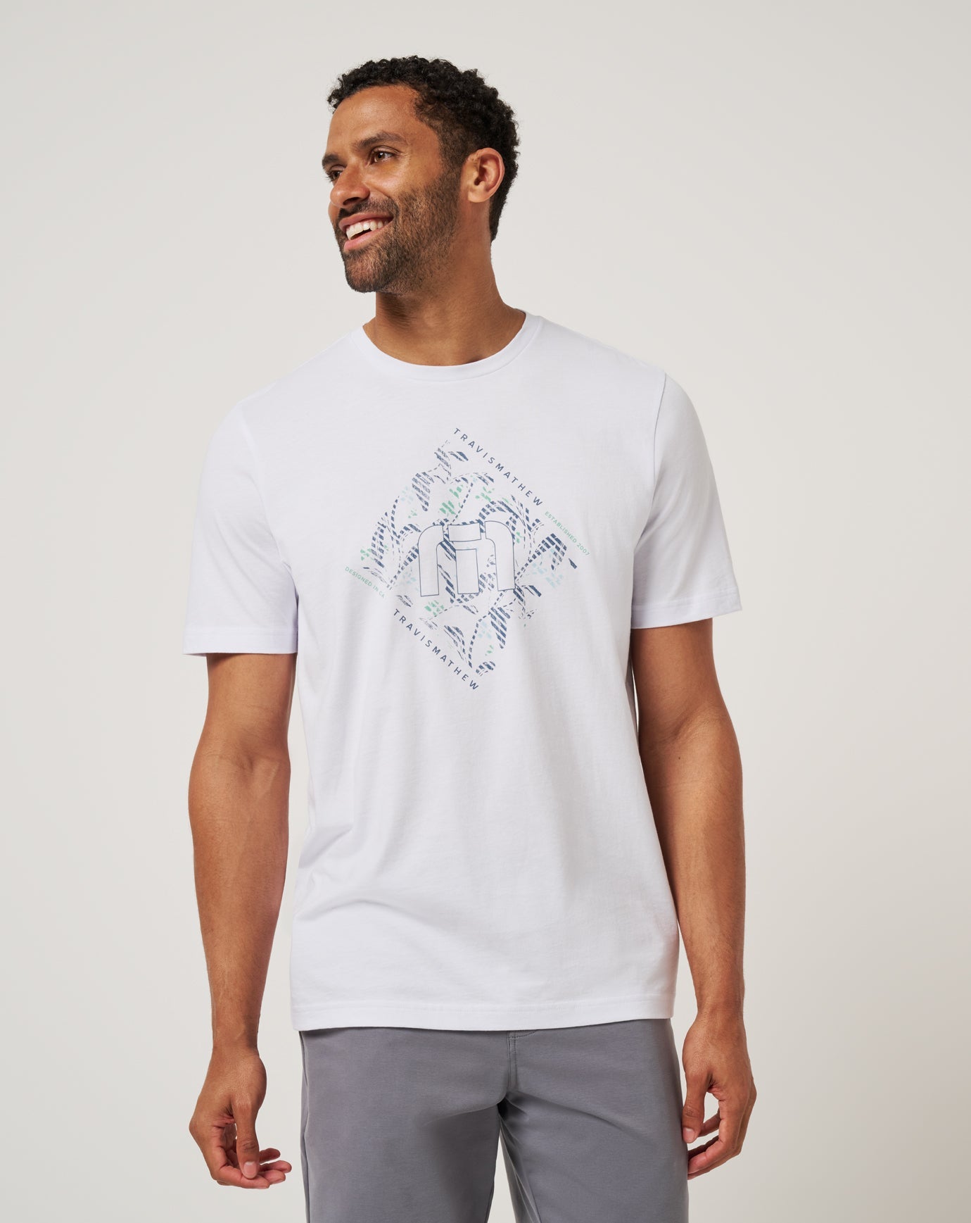 Travis Mathew Discount Rainforest Canopy Tee Men