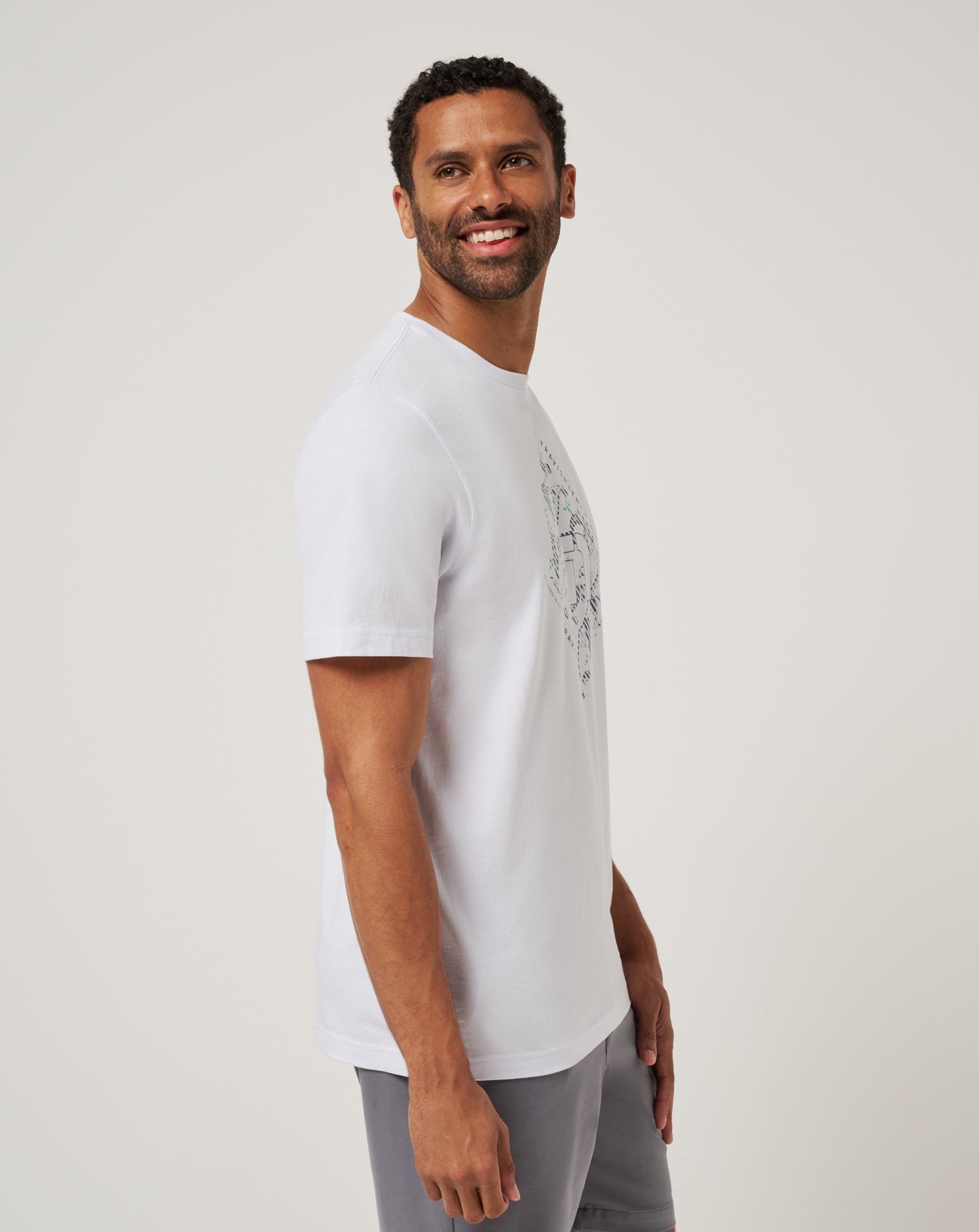 Travis Mathew Discount Rainforest Canopy Tee Men
