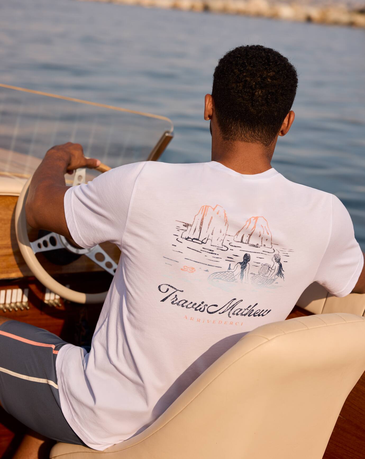 Travis Mathew Online Cloudless Sky Tee Men