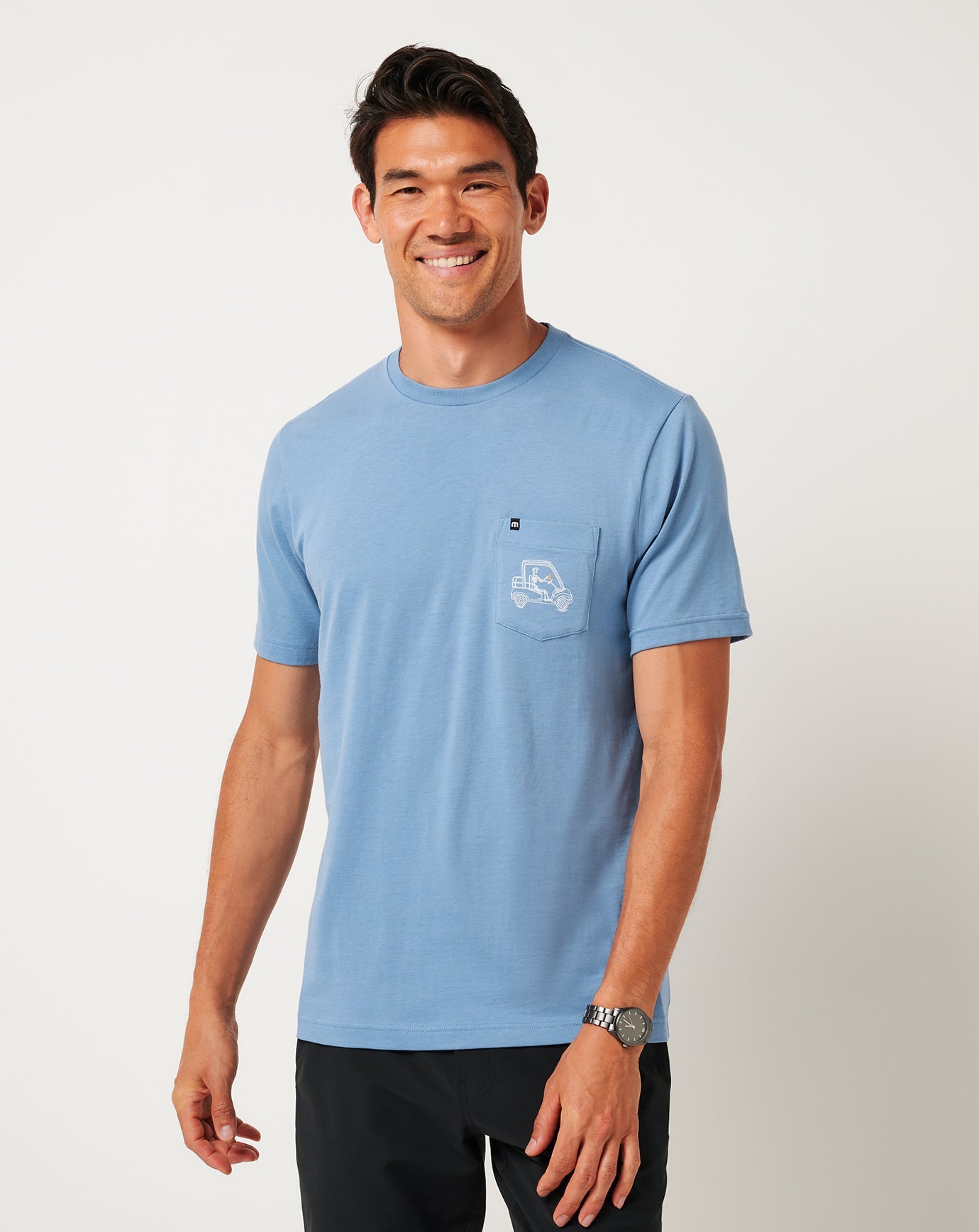 Travis Mathew Outlets Lost Mapes Pocket Tee Men