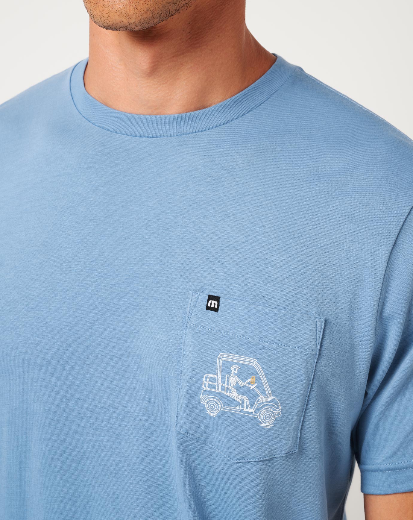 Travis Mathew Outlets Lost Mapes Pocket Tee Men