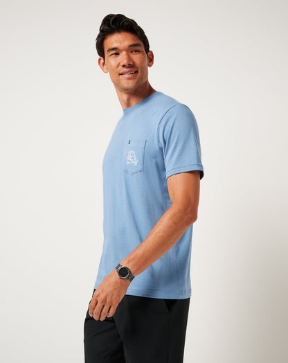 Travis Mathew Outlets Lost Mapes Pocket Tee Men