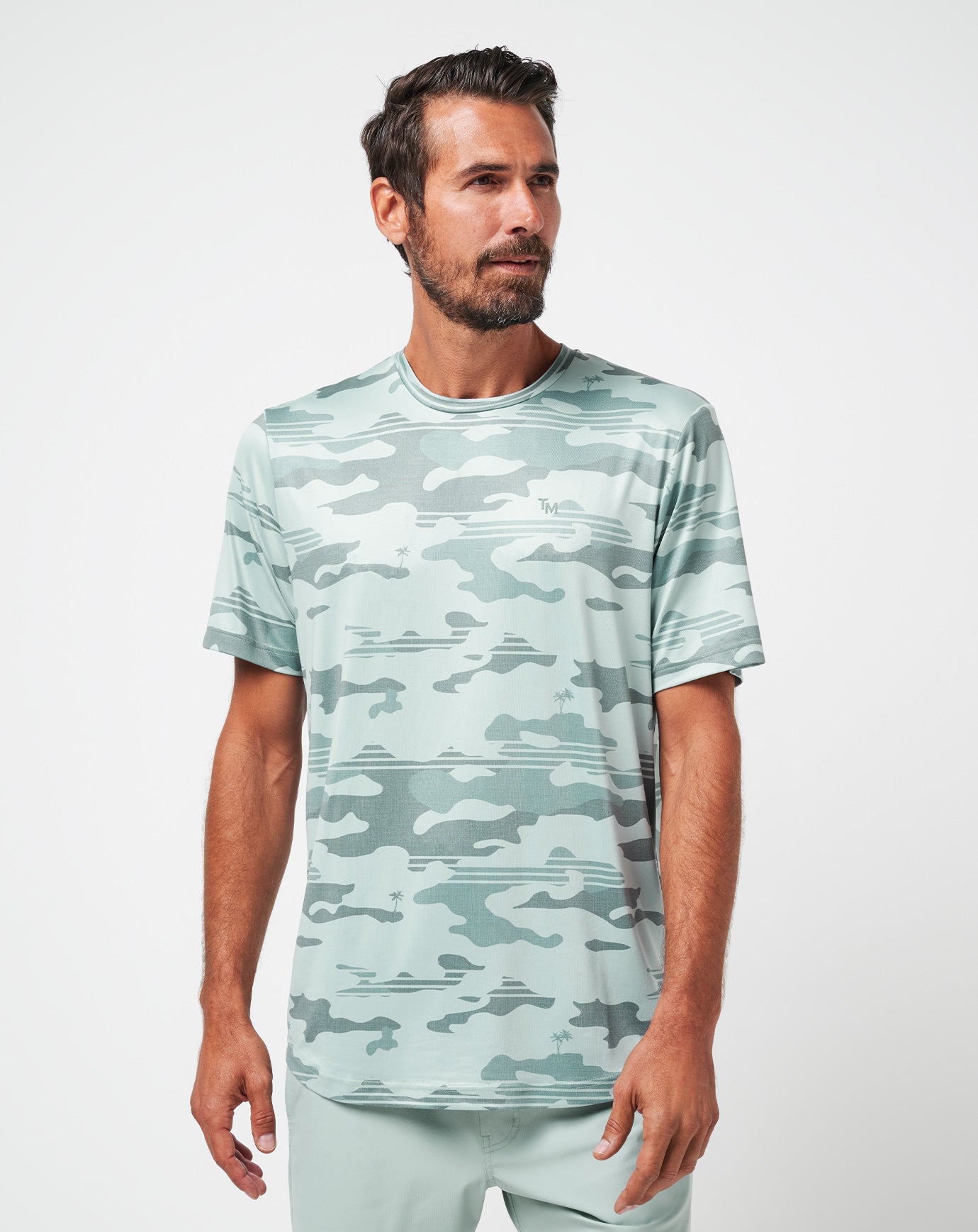 Travis Mathew Online Season Stealth Tee Men|New