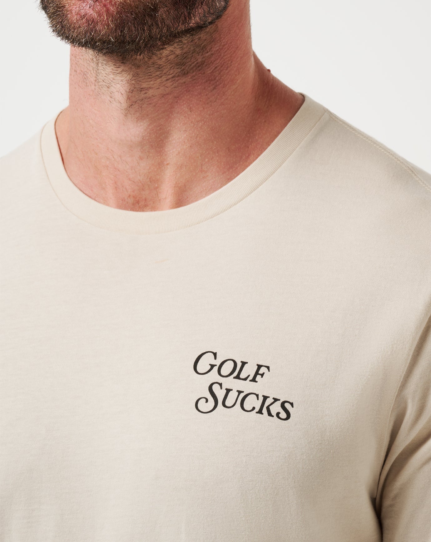 Travis Mathew Online Course Rules Tee Men