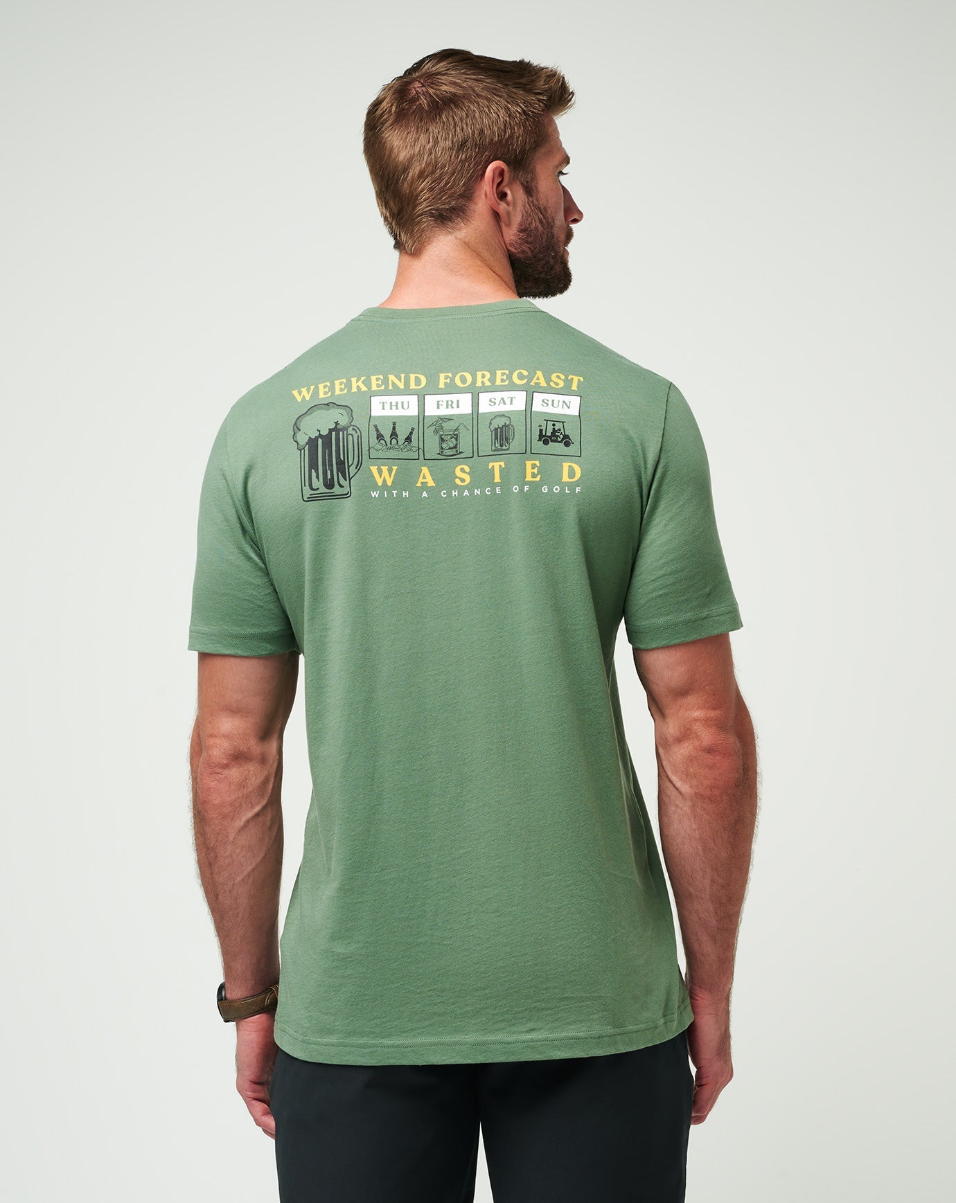 Travis Mathew US Beer Happy Tee Men
