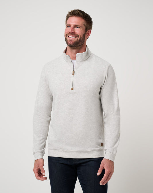 Travis Mathew Discount Cloud Sweater Quarter Zip Men