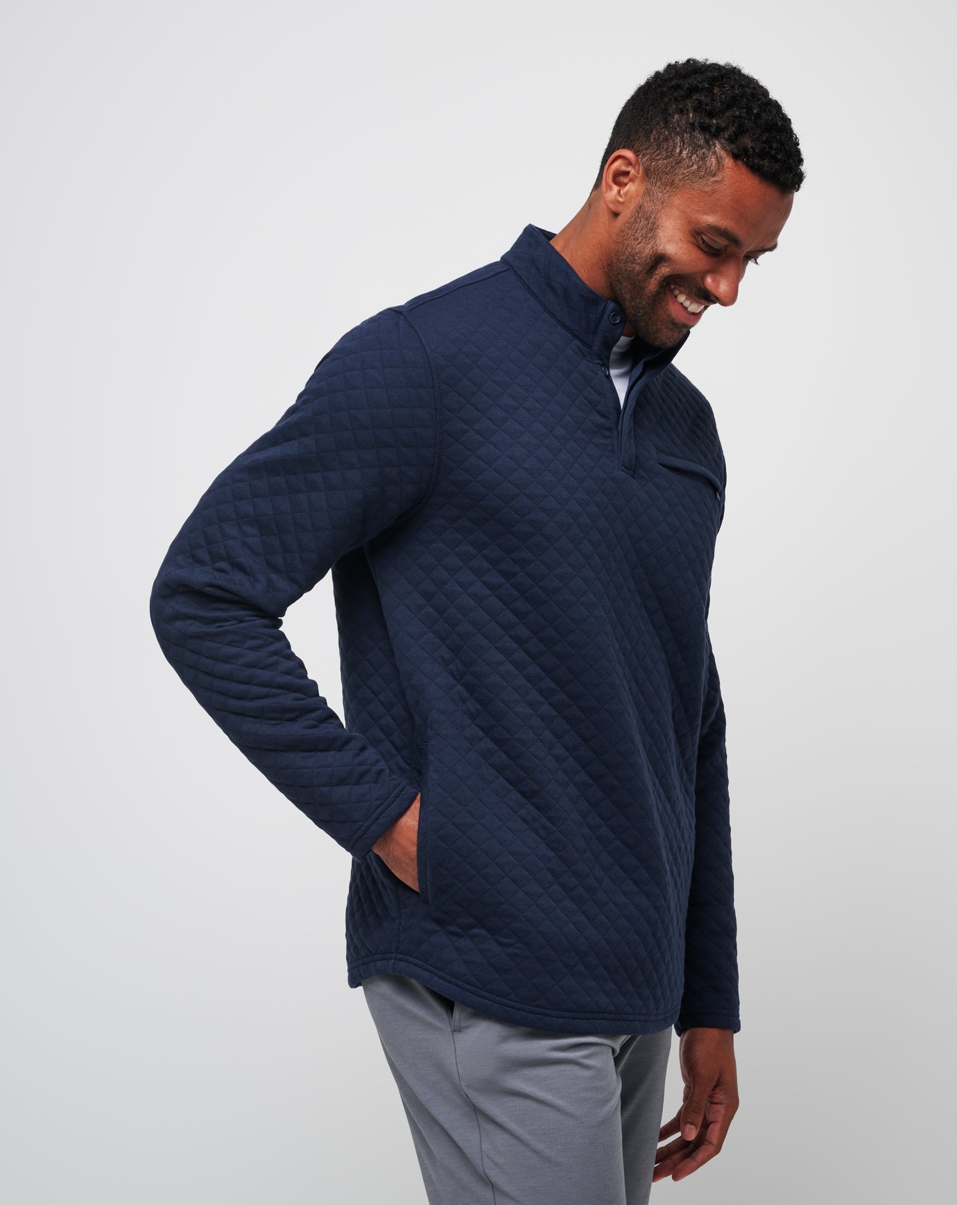 Travis Mathew Online Transatlantic Quarter Zip Men