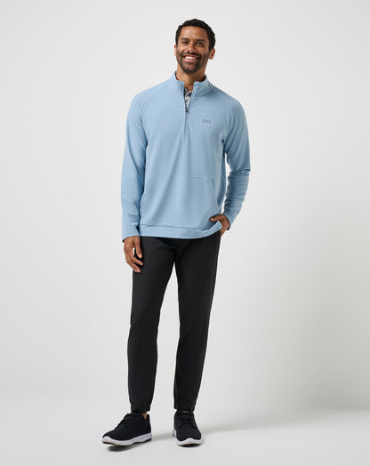 Travis Mathew US Performance Waffle Quarter Zip Men|Golf