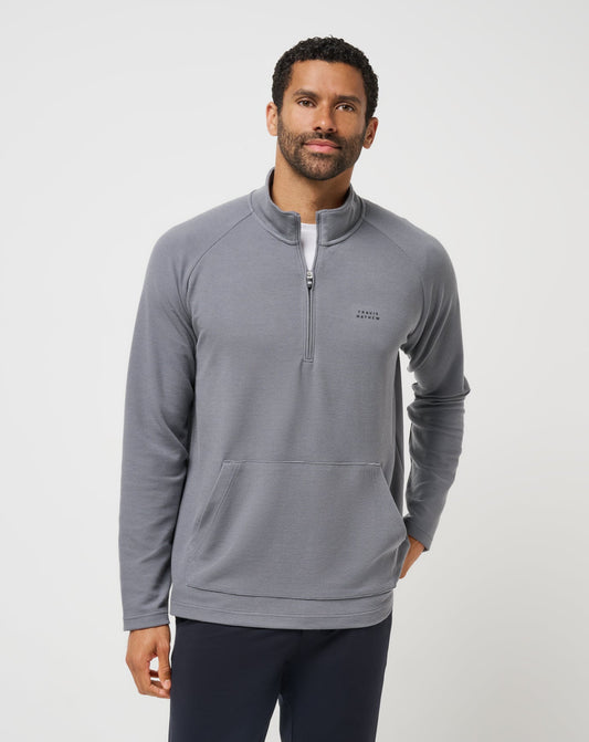 Travis Mathew Sale Performance Waffle Quarter Zip Men|Golf