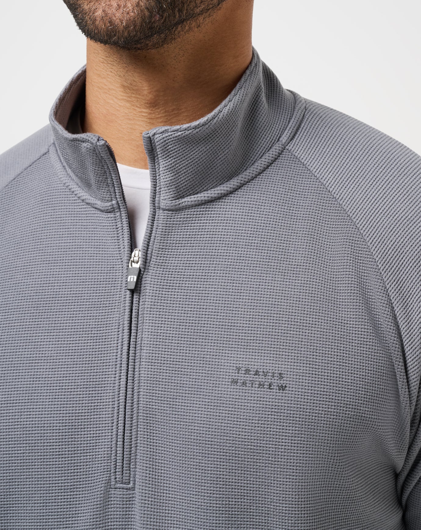 Travis Mathew Sale Performance Waffle Quarter Zip Men|Golf