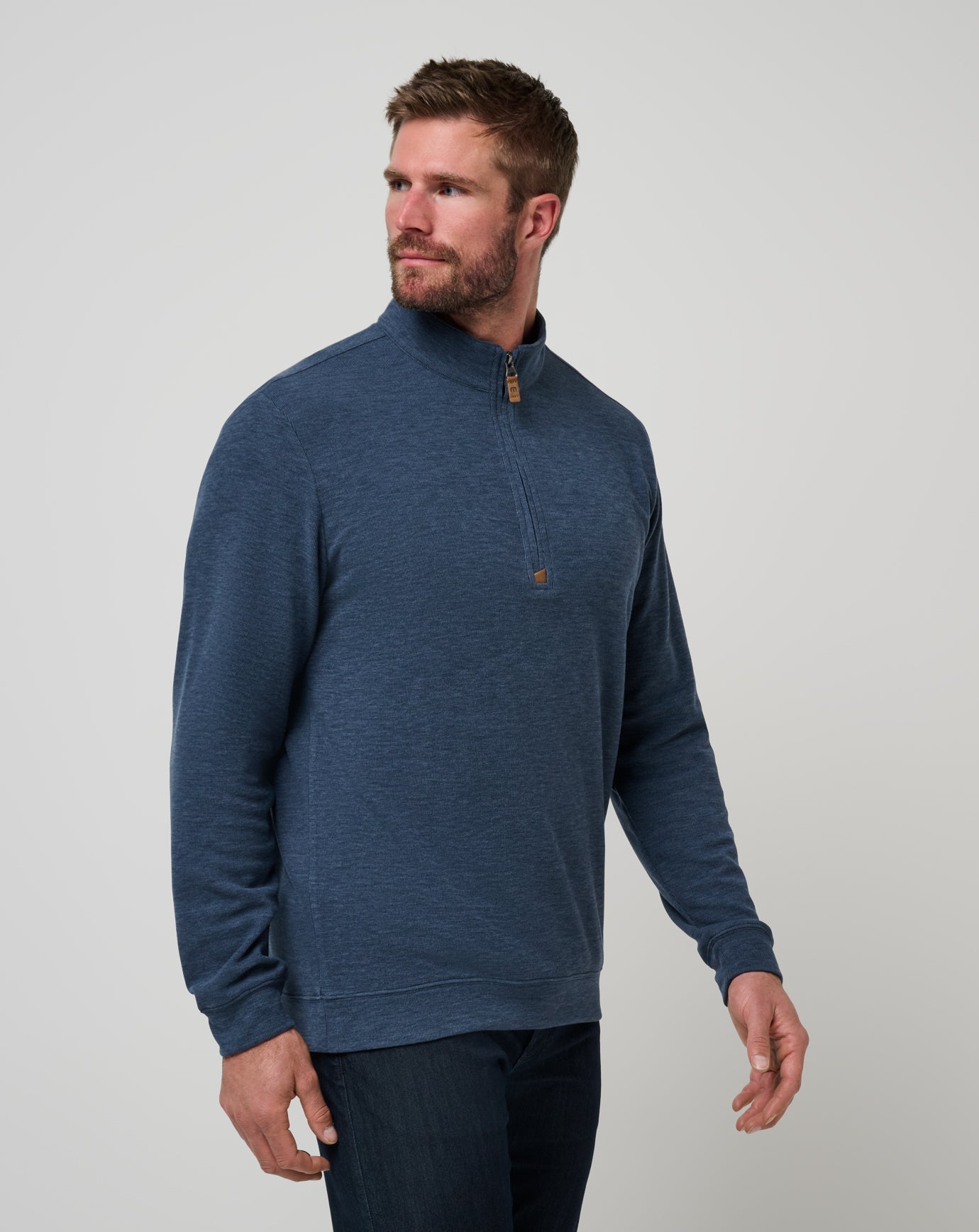Travis Mathew Outlets Cloud Sweater Quarter Zip Men
