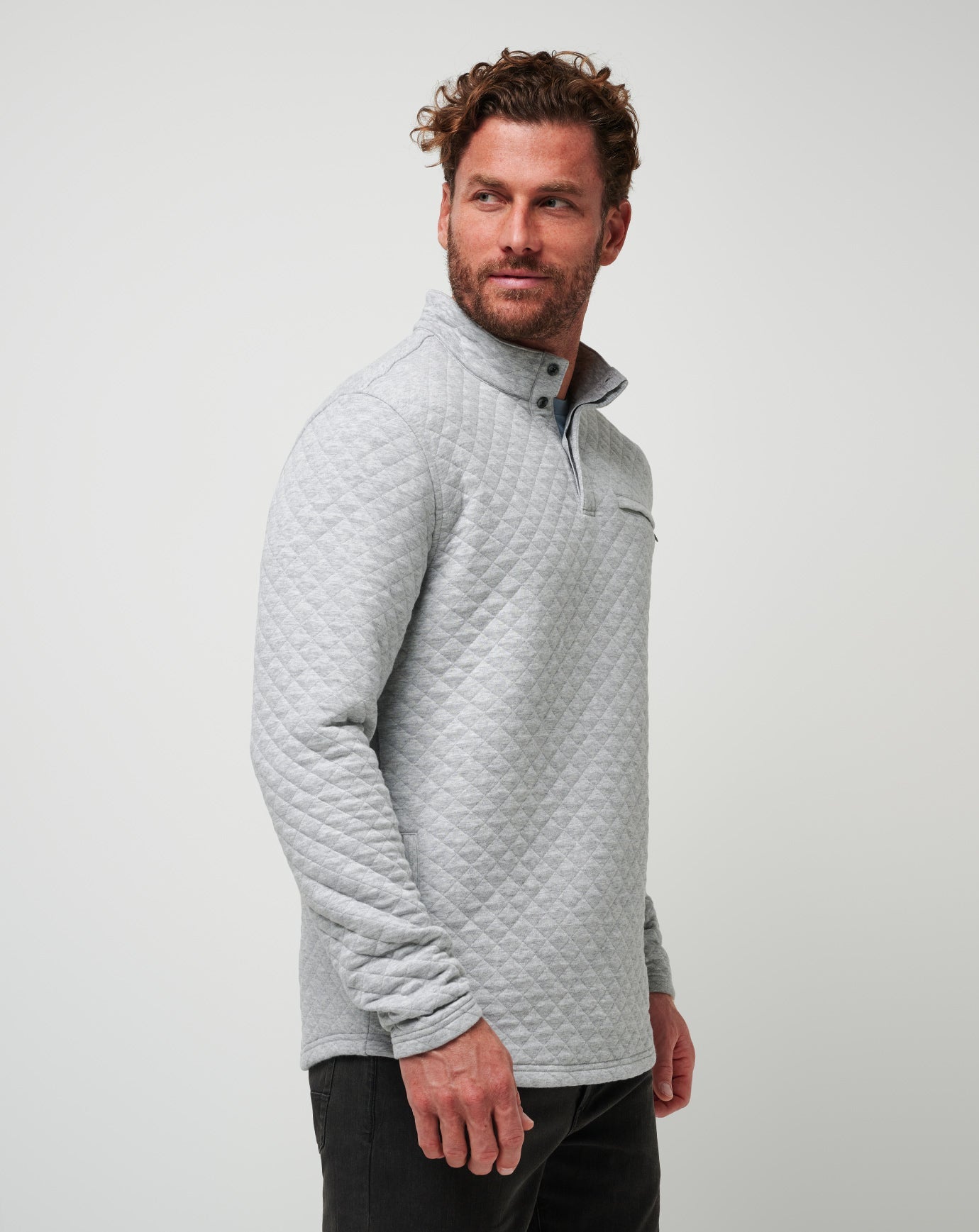 Travis Mathew Online Transatlantic Quarter Zip Men