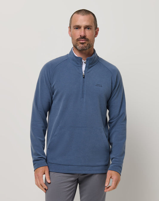 Travis Mathew US Performance Waffle Quarter Zip Men|Golf