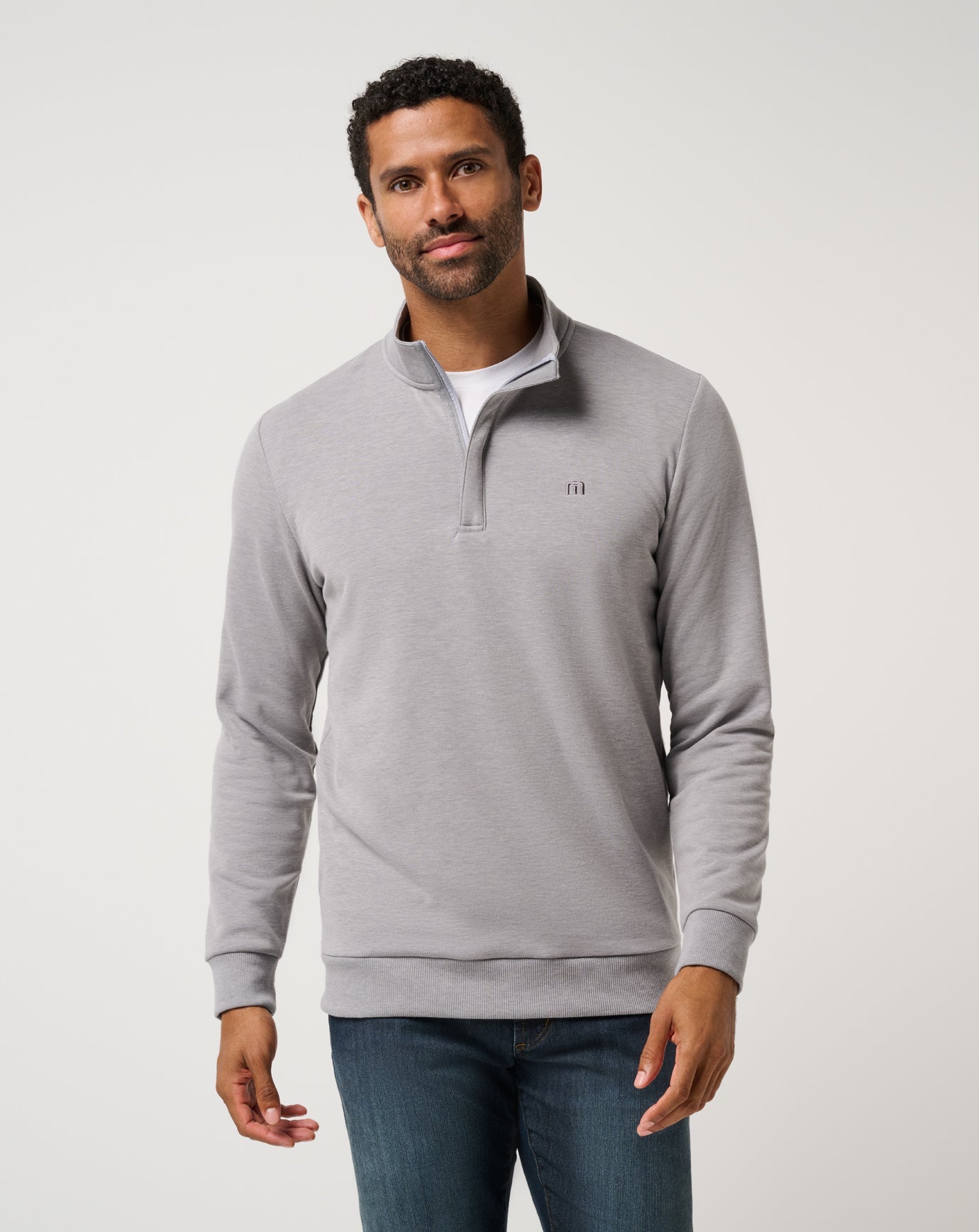 Travis Mathew Online Cloud Quarter Zip 2.0 Men|Golf|New