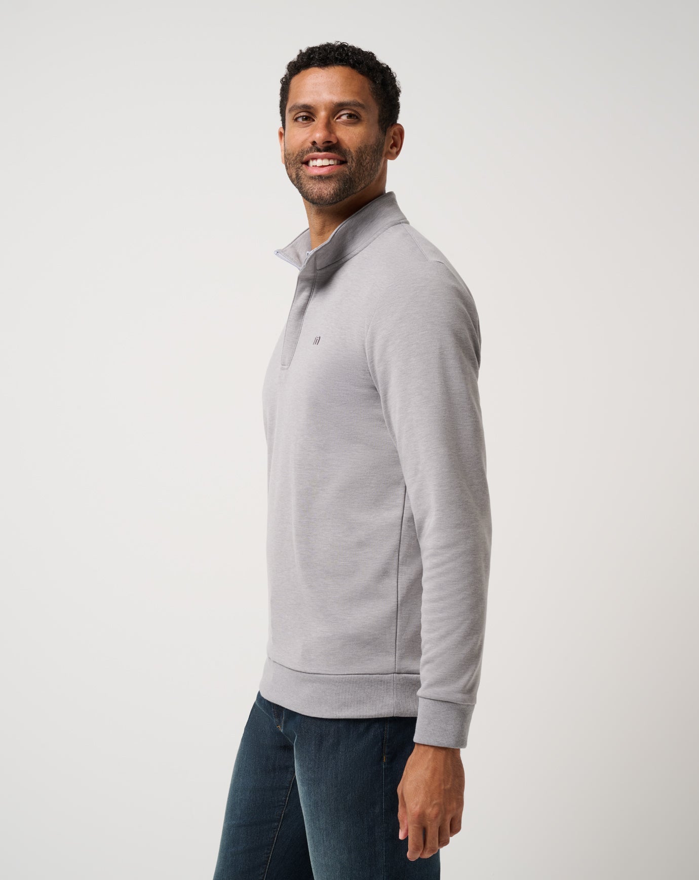Travis Mathew Online Cloud Quarter Zip 2.0 Men|Golf|New