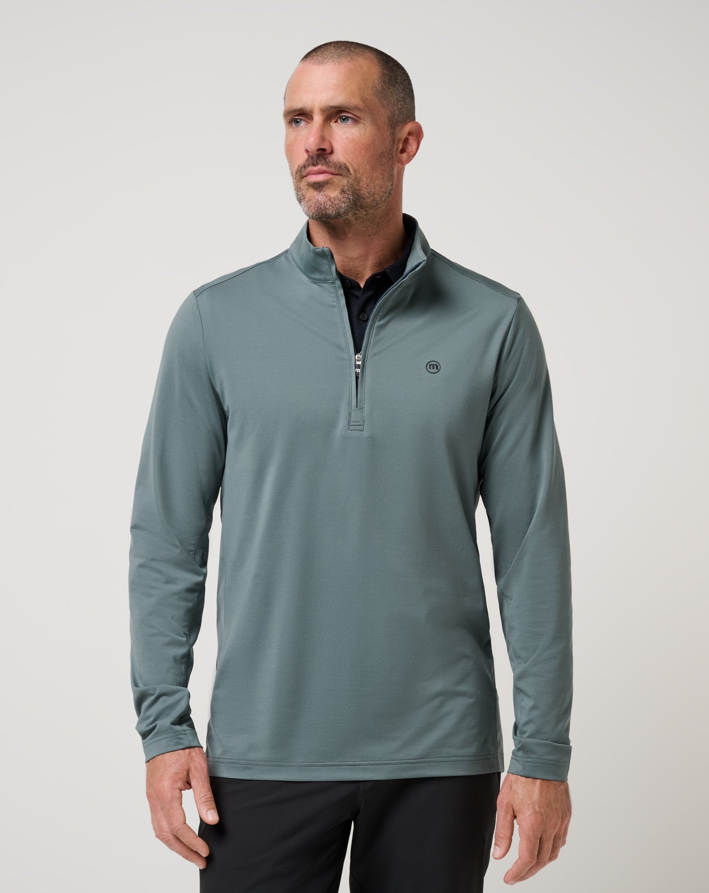 Travis Mathew US Heater Pro Quarter Zip Men|Golf