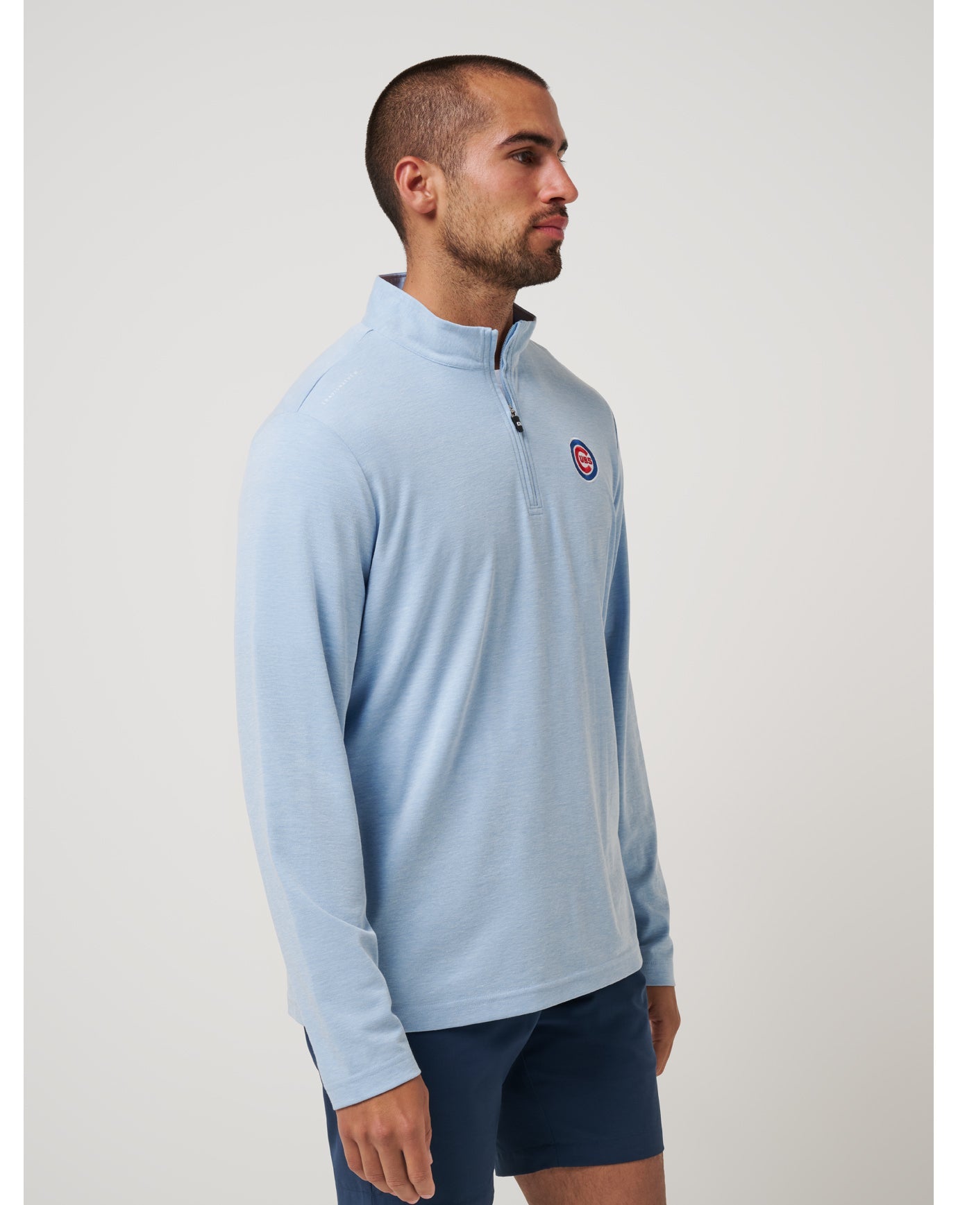 Travis Mathew Discount Chicago Cubs Time To Tailgate Quarter Zip Men|Game Day|New