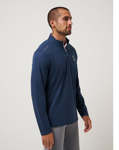 Travis Mathew Outlets Seattle Mariners Time To Tailgate Quarter Zip Men|Game Day|New