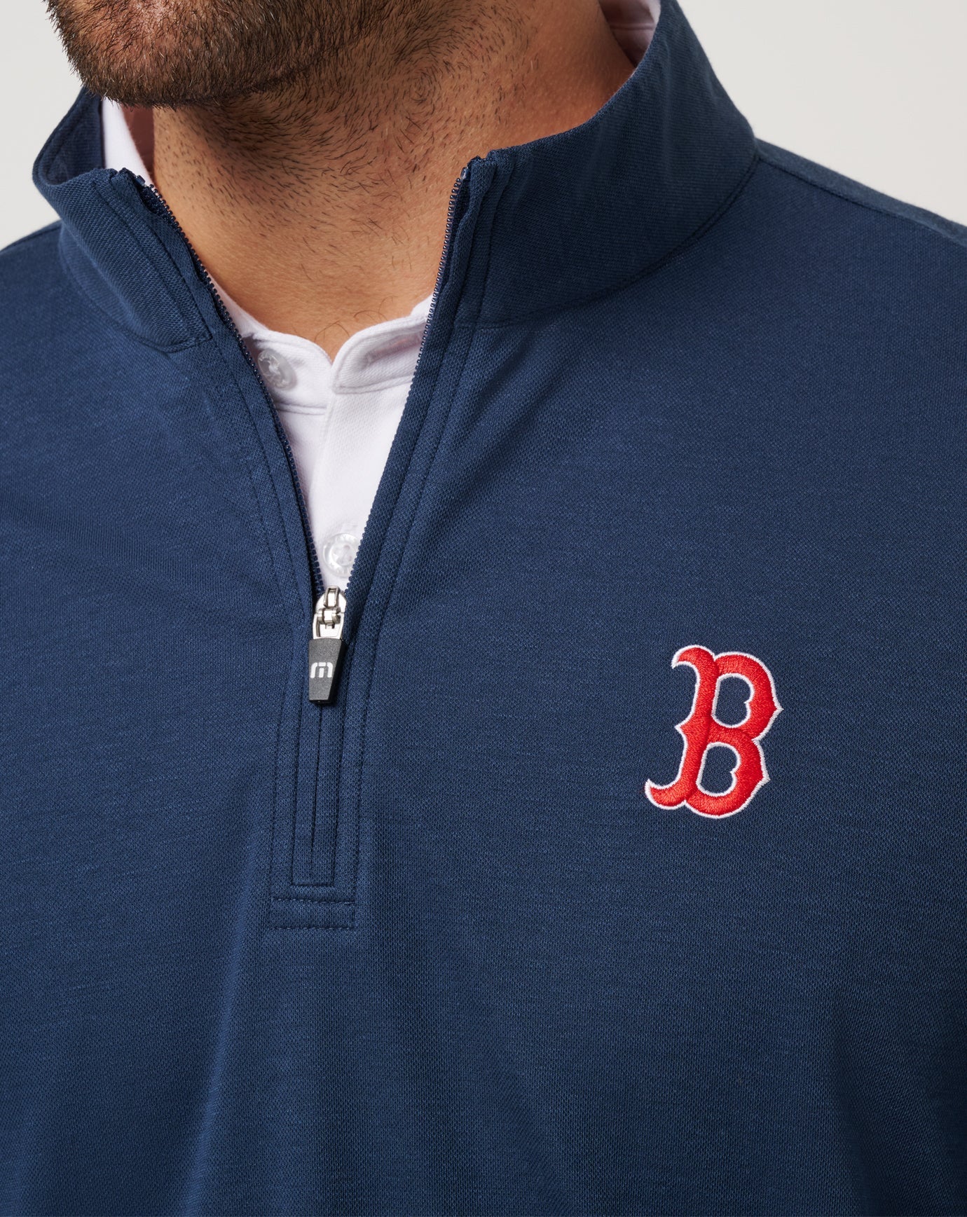 Travis Mathew For Sale Boston Red Sox Time To Tailgate Quarter Zip Men|Game Day|New